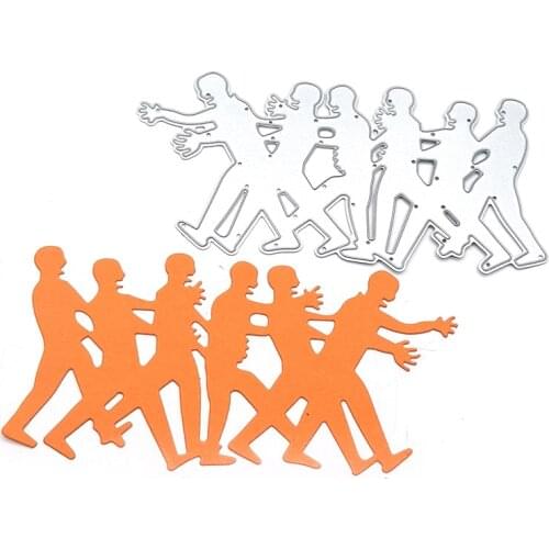 Julyarts A Crowd of People Dies Scrapbooking Nouveau 2020 Die Cutting Dies Decoration Scrapbook Paper Craft Knife