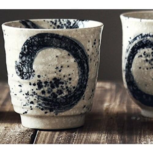 Ceramic Tea Cup Stoneware Hand-painted Cup Kung Fu Tea Cup Coffee Milk Cup