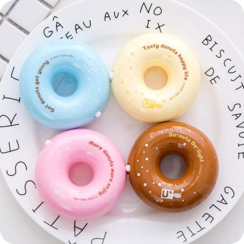Yummy Donut Correction Tape 5mm*8m White Correcting Stationery Office Accessories School Supplies Corretivo Escolar E6494