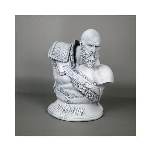 Factory outlet Home Lord kratos the god of war bust resembles bronze Furnishing articles model Terminator bust damage bust