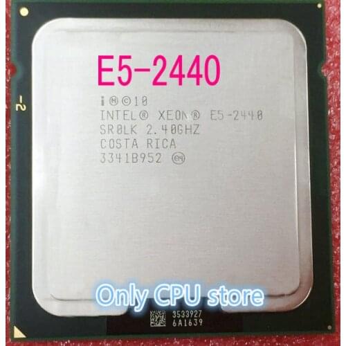 Free shipping Original Intel Xeon E5-2440 2.4G 6-Core 15M E5 2440 LGA1356 TPD 95W Processor
