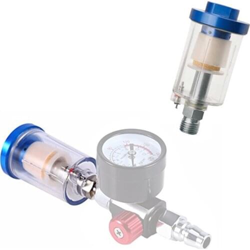 Spray Paint Gun 1/4'' Water Oil Separator Inline Air Hose Filter Moisture Trap For Compressor Spray Gun Pneumatic Parts