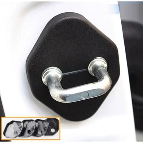 FIT FOR HONDA CIVIC 2016 2017 DOOR LOCK COVER BUCKLE CATCH PROTECTOR ARM CHECK CHECKER CASE CAP STICKER PROTECTIVE COVER