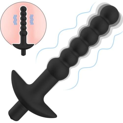 Sex Toys for Men Women Anal Beads Vibrator Gay Adult Sex Products Silicone Butt Plug Anus Stimulate Prostate Massager Anal Plug