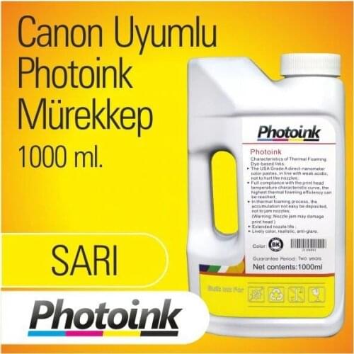 Compatible for Canon Printers 1000 ml Yellow INK (PHOTO INK Intellect 86515393