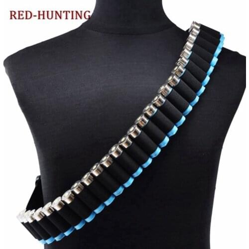 130cm Tactical Hunting Shot gun 12 GA Belt Nylon Airsoft 26 Rounds Bullet Ammo Holster Pouch Belt Accessories