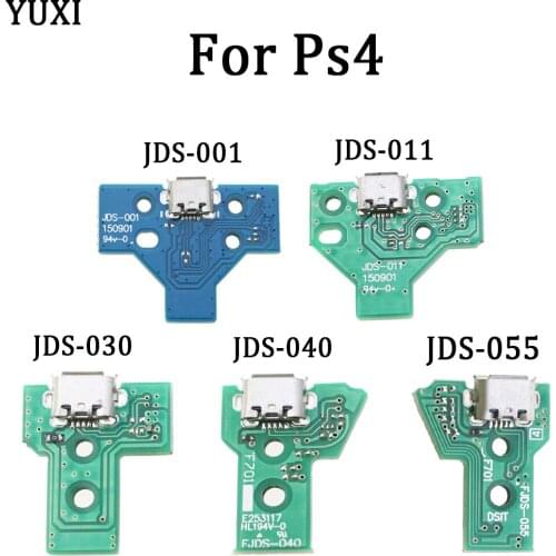 YUXI For Playstation 4 Controller USB Charging Board Port replacement for PS4 controller JDS030 JDS001 JDS011 JDS040 JDS055