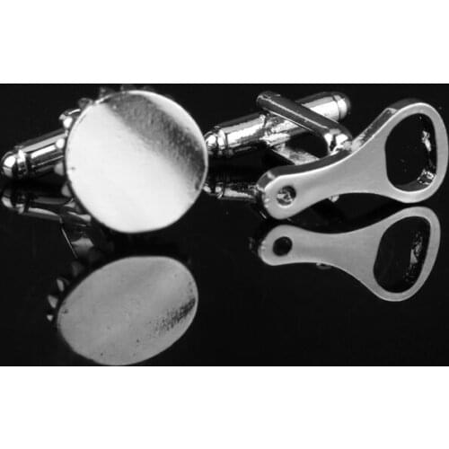 Funny Cufflinks Bottle Cap Opener Design Cuff buttons pins Women men Shirt Wedding Dress Cuff Links