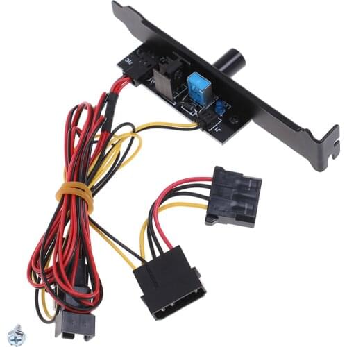 1Pc 3 Channels PC Cooler Cooling Fan Speed Controller for CPU Case HDD VGA Fan