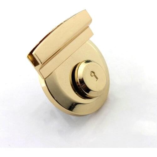 1pcs Metal Push Lock Fashion Durable Switch Lock Closure Parts for DIY Handbag Shoulder Bag Purse Hardware Accessories