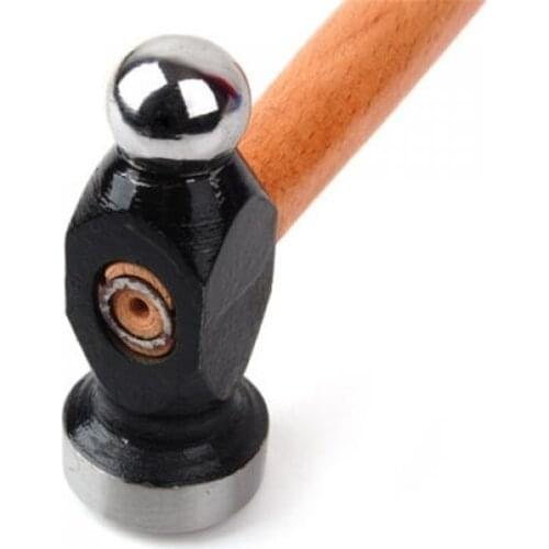 1 PC Planishing Chasing Hammer with Wooden Handle Jeweler / Goldsmith Tool Metal Head Hardwood Handle Chasing Hammers Hand Tool