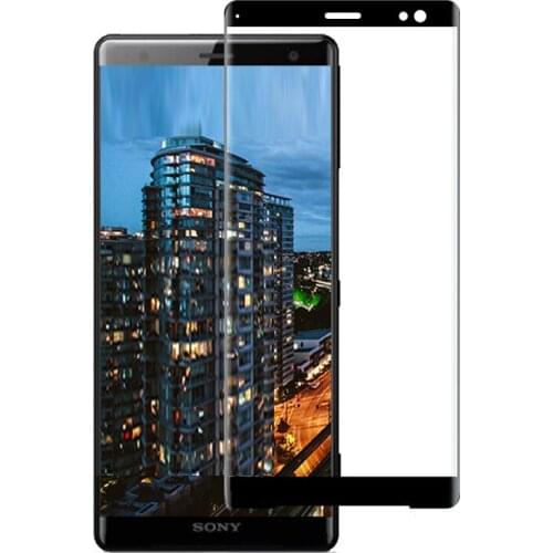 10pcs/lot 3D Curved Tempered Glass For Sony Xperia XZ3 Full Cover 9H Protective film Screen Protector For Sony Xperia XZ3