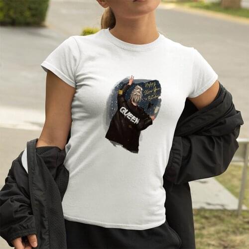 2021 Vogue T Shirt Mother Loves Her Child Printed Short Sleeve Top Tees Personalized Style Clothes Casual Cartoon Women T-shirt