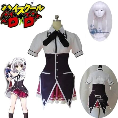 Anime High School Dxd Rias Gremory Cosplay Kostuum Anime Rias Cosplay Halloween Party Costume Wig Free Shipping