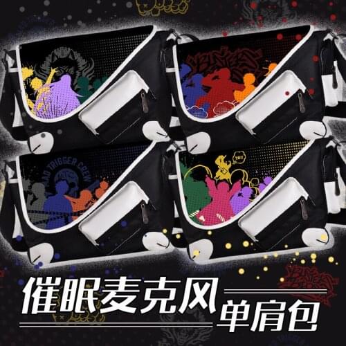 Anime Mic Division Rap Battle Buster-Bros FP MTC TDD Satchel Bags Messenger Bag Harajuku Fashion Casual Shoulder Bag Gift Japan