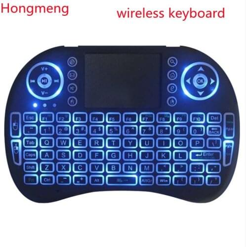 Hongmeng i8 Wireless Keyboard Russian English Hebrew Version i8+ 2.4GHz Air Mouse Touchpad Handheld for Android TV BOX Mini PC