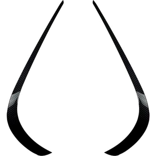 Carmonsons for Mercedes Benz E Class W212 Facelift 2013-2015 Front Bumper Stickers Trim Cover Accessories Car Styling