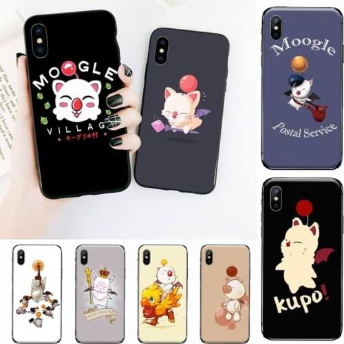 Final Fantasy Moogle verse Phone Case for iPhone 11 12 mini pro XS MAX 8 7 6 6S Plus X 5S SE 2020 XR