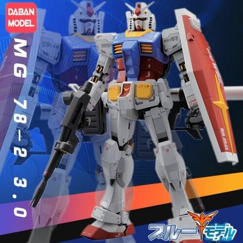 DABAN 6628 model MG 1/100 RX-78-2 Fighter Ver.3.0 Mobile Suit kids toys