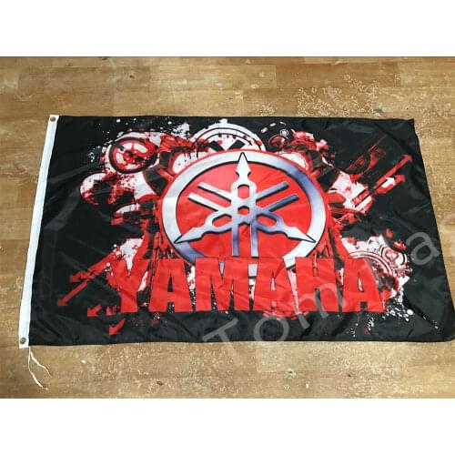 Yamaha Racing flag 90*150cm Size Christmas Decorations for Home and Garden