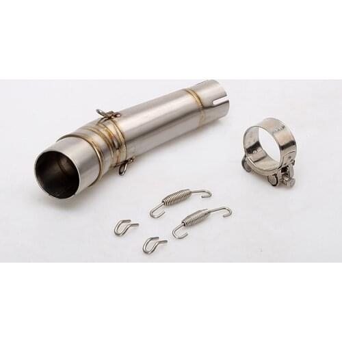 Motorcycle 51mm Exhaust Muffler Middle Link Pipe For Honda NC700X NC750S NC750X 2012 to 2016 2017 2018 NC 700 750 S / X Slip-on