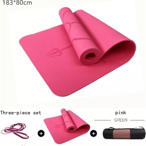 1830*610*6mm Yoga Mat Enlarged Fitness Mat Yoga Mat Gym Exercise Mat Esterilla Yoga Tapete Pad Lengthen Non-slip For Beginner