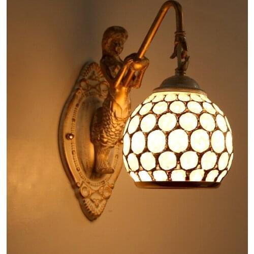 Idyllic bedroom bedside lamp corridor corridor staircase balcony mirror headlamp approved from generation to generation