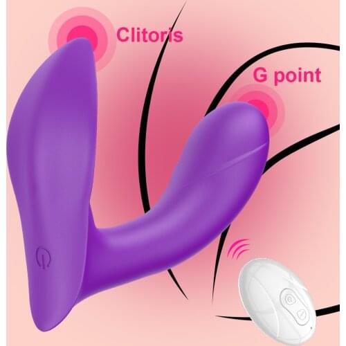 Wearable Dildo Vibrator Remote Control Panties Vibrator Female Masturbator 10 Speeds Clit Stimulate Sex Toy for Women
