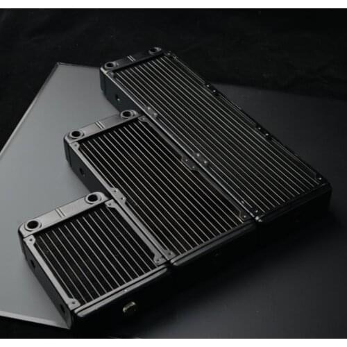 Water Cooling Radiator 45MM Thickened Aluminum 120 240 360 Dual Channel Computer Notebook Liquid Cooling Accessories