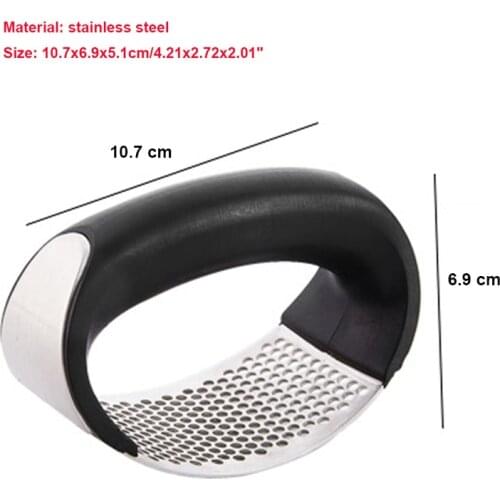 Stainless Steel Garlic Press Manual Chopper Grinding Multi-function Bottle Opener Garlic Press Vegetable Tools Kitchen Gadgets