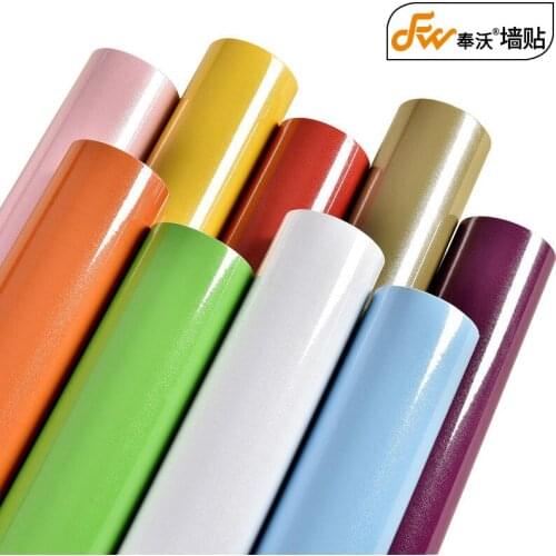 Self-adhesive wood grain wallpaper PVC waterproof TV wall cabinet door table and chair old furniture renovation stickers