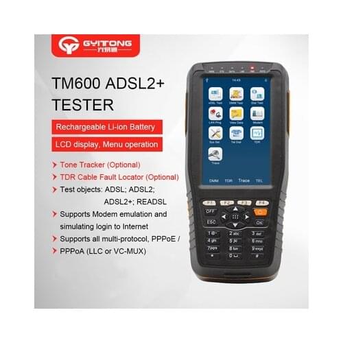 TM600 ADSL2+ Tester ADSL Tester With DMM Test Function ADSL installation & maintenance tools Medidor (English version)