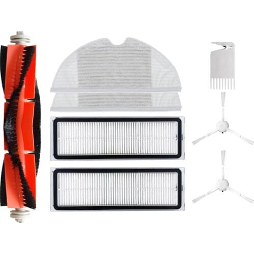 TOP!-8Pcs Replacement Parts for Xiaomi Mijia 1C STYTJ01ZHM Robot Vacuum Cleaner Accessories Brushes Filters Spare Parts
