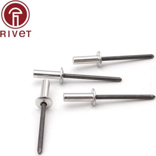 15973 10PCS M5*8/10/11/13/15/16/18/20/28 Rivets Remaches Aluminum Steel Closed End Blind Rivets Round Dome Head Rivet Fasteners