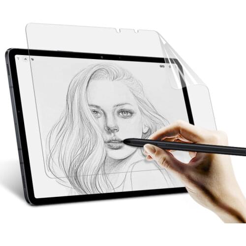 Paper Screen Protector For Samsung Galaxy Tab S6 Lite 10.4 2020/S7 11/S7 Plus 12.4/S5E 10.5 Matte PET Anti Glare Painting Film