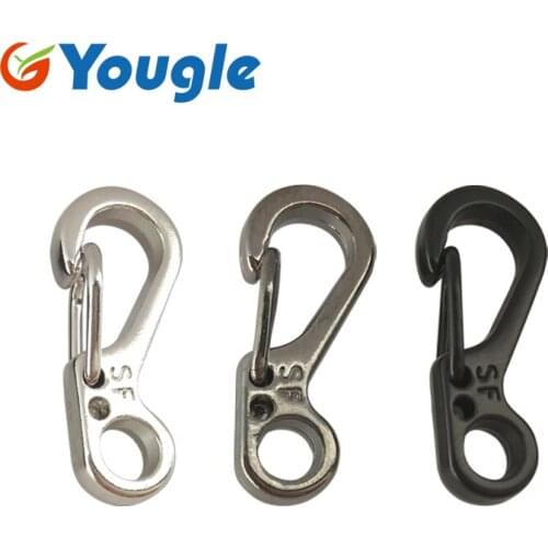10 PCS/LOT EDC Keychain Spring Clasps Climbing Carabiners Camping Bottle Hooks Paracord Tactical Survival Gear outdoor Tools