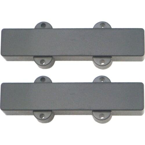 2Pcs/Set Guitar Pickup Covers Bridge Neck Set Closed for Jazz JB Bass Guitar