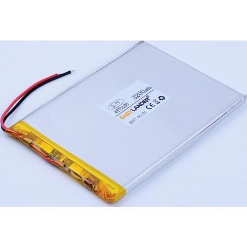 4.5*70*100mm 3.7V 3200mAh Rechargeable li-Polymer Li-ion Battery For Bluetooth Notebook Tablet PC power bank PDA DVD 4570100