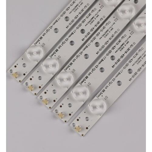 5pcs/lot 10leds LED backlight bar for AOC 43Inch Haier 43CH6000 LB-PF3528-GJD2P5C435X10-B screen TPT430H3 LB43101 V0_01