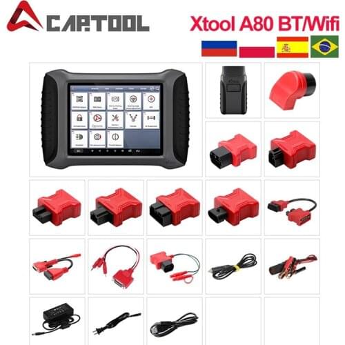 XTOOL A80 obd2 Key Programming OBDII Car Diagnostic tool with Multi Languages Free Update Online