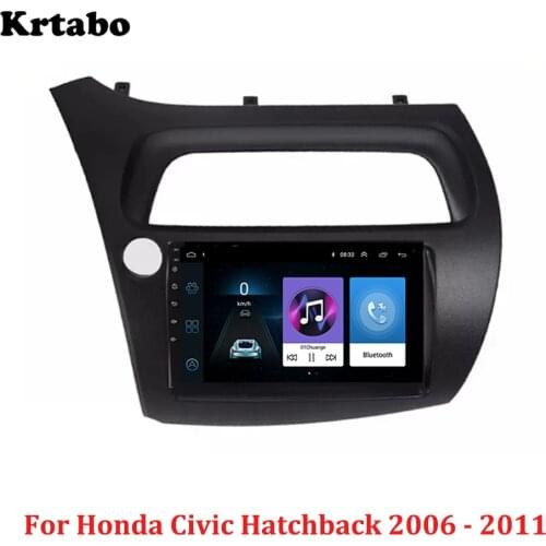 Car Radio Stereo Receiver For Honda Civic Hatchback 2006 - 2011 Android 10 Multimedia Player GPS Navigation Carplay Head Unit