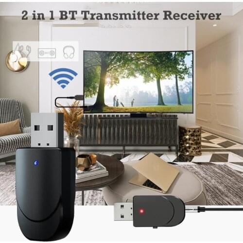 Bluetooth Receiver Transmitter Wireless Adapter Mini Stereo Bluetooth 5.0 Audio AUX RCA USB 3.5mm Jack For TV PC Car Kit