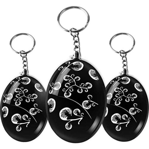Personal Self Defence Alarm Keychain 120dB Sound Self-Defense Safety Alarm with LED Light for Women,Kids,Student Nightworker