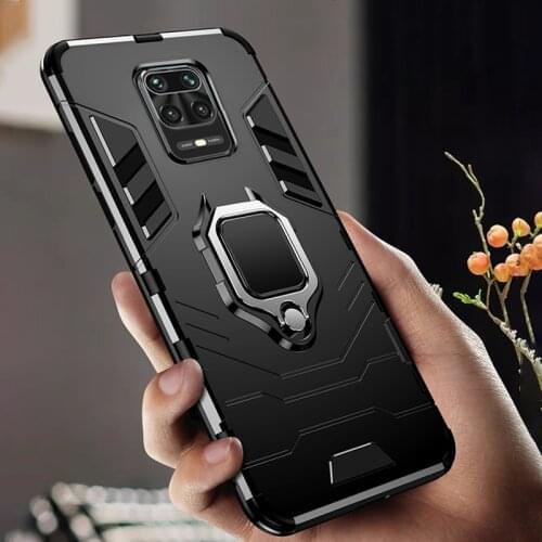 For Xiaomi Redmi Note 9S Case Magnetic Holder Fashion Case For Redmi Note 9 S 9S Case Cover Global Version Heavy Duty Bumper