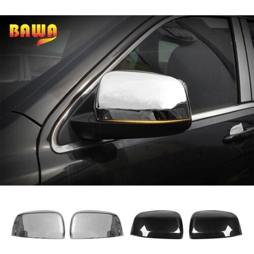 BAWA Rearview Mirror Decoration for Jeep Grand Cherokee 2011+ Car Rear View Mirror Covers for Jeep Grand Cherokee Accessories