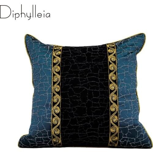 Diphylleia Greek Geometric Cushion Covers European Luxury Home Decoration Pillow Cases 45x45cm For Living Room Bedroom Sofa
