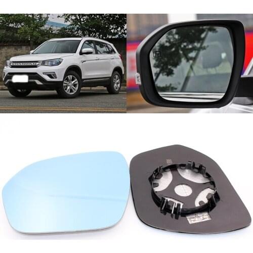 For Changan CS75 Car Side View Door Wide-angle Rearview Mirror Blue Glass With Base Heated 2pcs