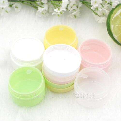 30/50pcs Refillable Bottles Empty Plastic Makeup Jar Pot Travel Face Cream/Lotion/Cosmetic Container 10g 20g 30g 50g