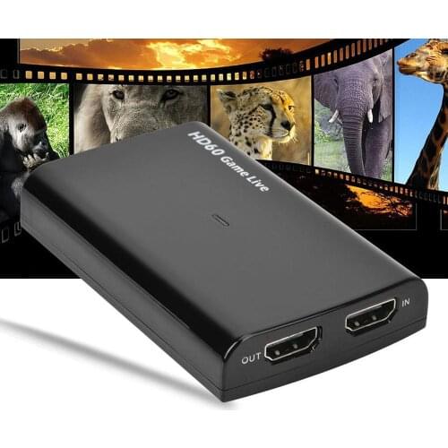 Ezcap266 USB3.0 UVC Video Capture Card Live Streaming HD 60 Game Live Broadcast with MIC in 4K 30fps HDMI Pass Through