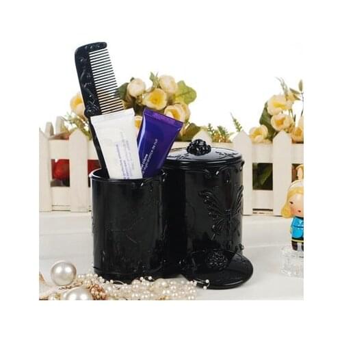 Beautiful Butterfly double barrel receive case storage box 8.5*7*10cm